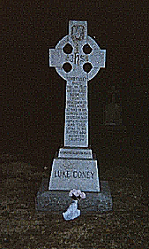 Celtic cross gravestone